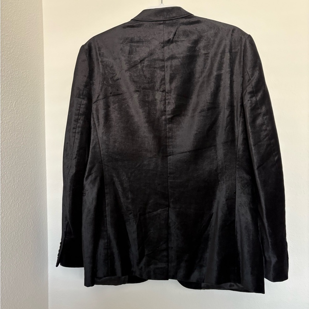 Express Black Velvet Jacket - Picture 5 of 6